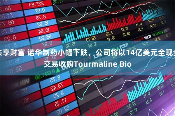 共享财富 诺华制药小幅下跌，公司将以14亿美元全现金交易收购Tourmaline Bio