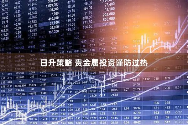日升策略 贵金属投资谨防过热